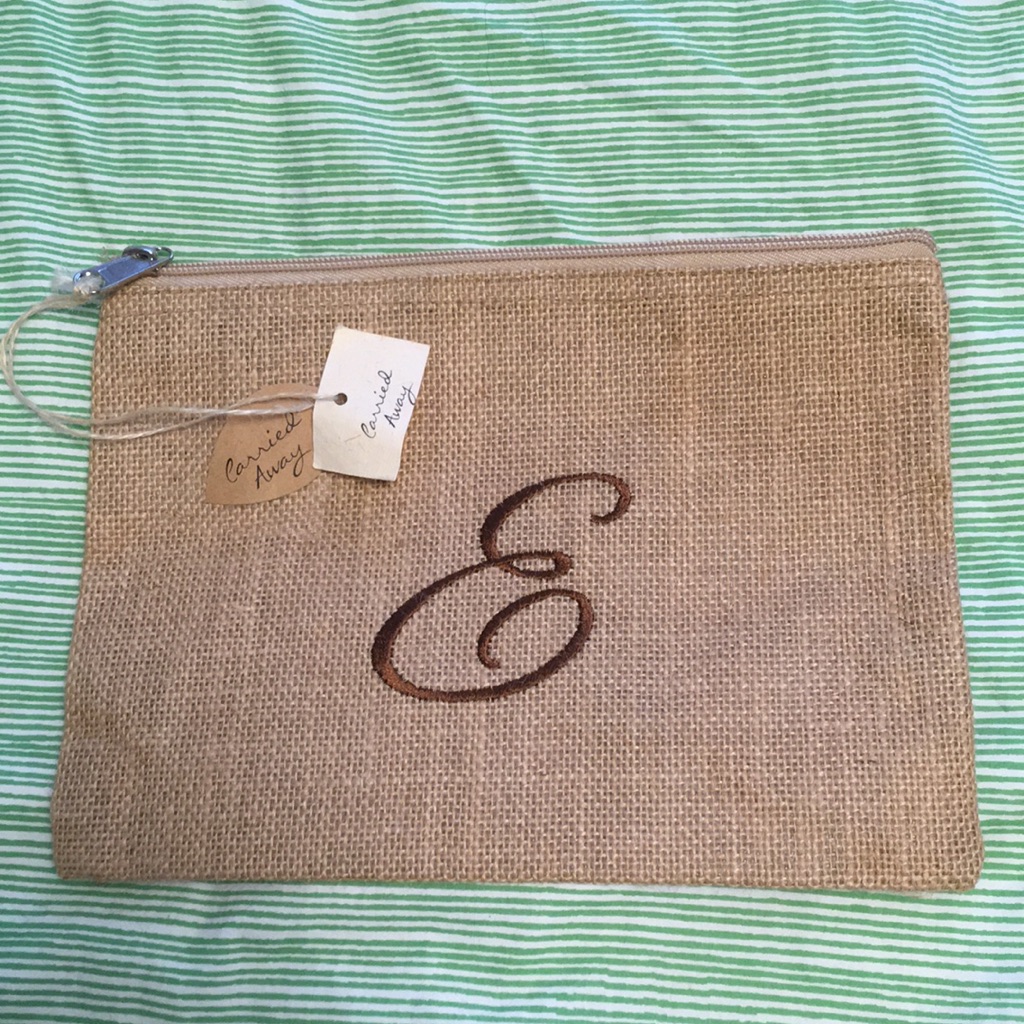 Cosmetic Pouch E Monogram